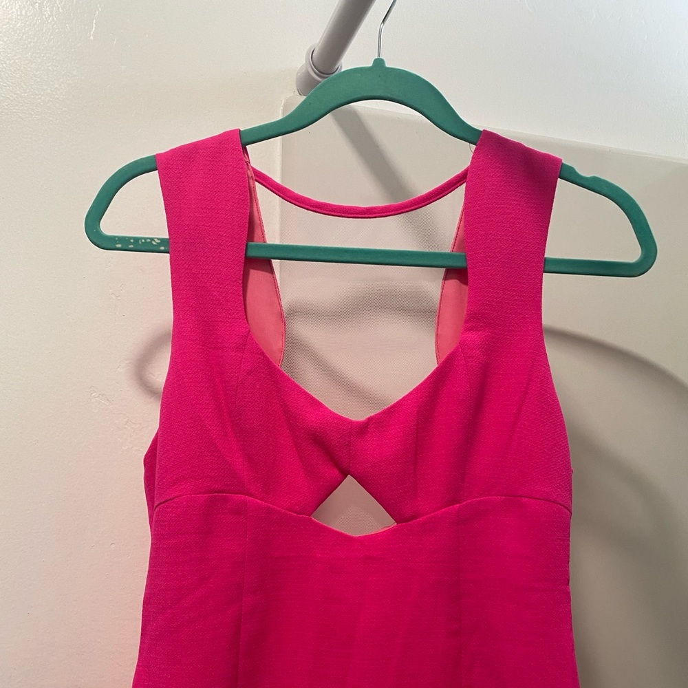 Tobi Hot Pink Short Dress
